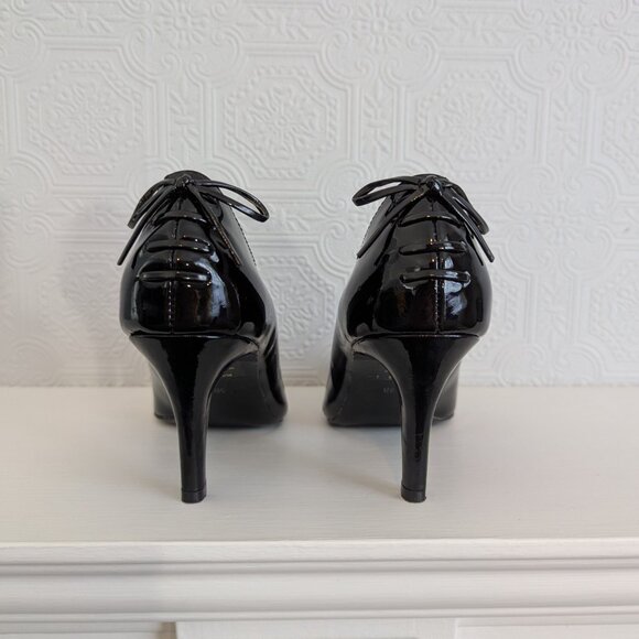 Lauren Ralph Lauren Shoes Black Elisabeth Bow Back - 5B US - Picture 7 of 10